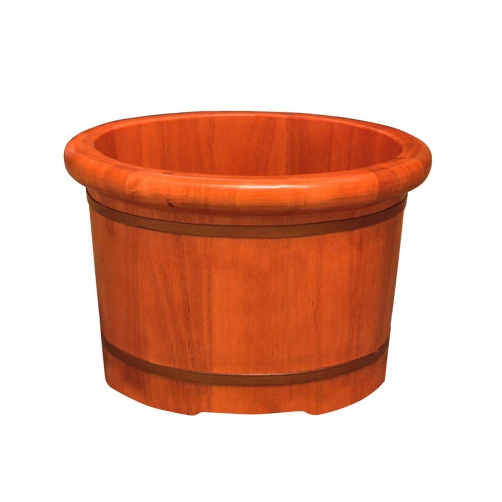 BABYCE Foot Massager Spa Wooden Foot Basin,Oak Foot Bath Barre,Pedicure Bowl Spa Massage Home Oak Foot Tub Smooth and Delicate Pedicure Barrels Foot Spa Household Wash Ba