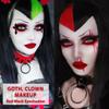 Afflano Red Green Eyeshadow Palette Christmas Makeup Pallet, Green Glitter Eyeshadow Black Red Goth Eyeshadow Highly Pigmented, Witches Makeup, Zombie Vampire Halloween Smoky Eye Makeup view 4