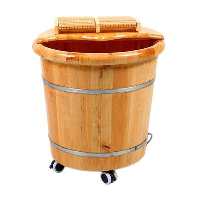 BABYCE Foot Massager Spa Foot and Leg Spa for Adults,Sauna Wooden Bucket,Foot Massage Spa for Home,Relax Pedicure Foot Bath Foot Spa Household Wash Ba