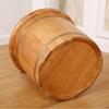 BABYCE Foot Massager Spa Wooden Foot Basin,Solid Wood Foot Tub Care Household Heightening Insulation with Lid Oak Foot Bath Foot Spa Household Wash Ba view 4