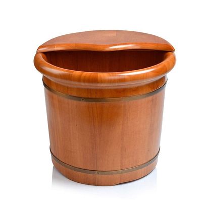 BABYCE Foot Massager Spa Foot and Leg Spa for Adults,Sauna Wooden Bucket,Foot Massage Spa for Home,Relax Pedicure Foot Bath Foot Spa Household Wash Ba