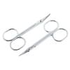 XYWHPGV Pack of 2 Mini Silver Tone Cuticle Hair Eyebrow Nail Trim Beauty Scissors (f278d 286e7 bd790 31bd2 3eae2 e5d1f view 1
