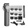 RomildaYuan Hair Trimmer DLC Fade Blade All-Metal Housing 9000 RPM Motor 4400 Battery Professional Cordless Hair Clipper Hair Trimmer Hair Care and Styling view 2