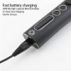RomildaYuan Hair Trimmer Low Noise Hair Cutting Machine Professional Hair Trimmer Clippers Men Oil Head Gradient Trim Carving Push Digital Hairdresser Hair Care and Styling (Size : AU Plug) view 4