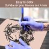 10 PCS Tattoo Practice Skins, 5.7 "x7.6" Double Sided Tattoo Fake Skin, Tattoo Artist Practice Skin for Tattooing Skills Improvement view 4