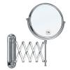 Wall Mounted Makeup Mirror 10x Magnification, Round Wall Mount Magnifying Wall Bathroom Mirror 8 Inch Double-Sided Swivel Makeup Mirror Wall, 15 Inch Extension view 1