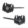 BATS Halloween - Handmade Bobby PIn Hair Clips Clothing Accessory - Set of 2 view 2