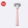 Flamingo Women's German Made 5 blade Razor (Desert Rose and Silver) view 2