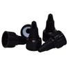 100pcs/lot 18mm Plastic Twist Off Cap,Bottle Lids,Black Bottle Cover view 1