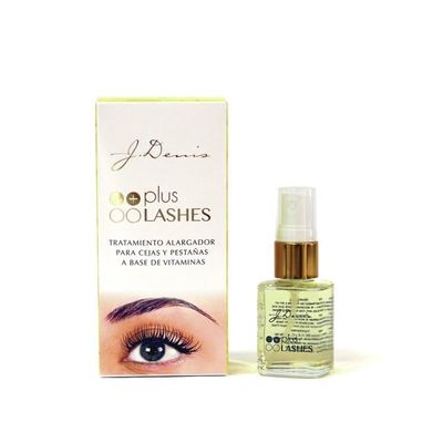J.Denis Plus Lashes Tratatimento Alargador para Cejas y Pestaas | Lash, Brow and Hair Serum - Full Size (1fl oz)