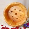 BABYCE Pedicure Foot Soak Tub Solid Wood Foot Tub,Wooden Foot Basin,Smooth and Delicate Pedicure Barrels,Pedicure Bowl Spa Massage Pedicure BarrelsFoot Bath Barrel Foot Spa Household Wash Ba view 3