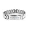 Badass Tattoo Artist Christmas Gifts, To My Tattoo Artist Ladder Stainless Steel Bracelet Engraved Gifts, Coworker Birthday Gifts For Tattoo Artist Being My Tattoo Artist is really the only gift you view 1