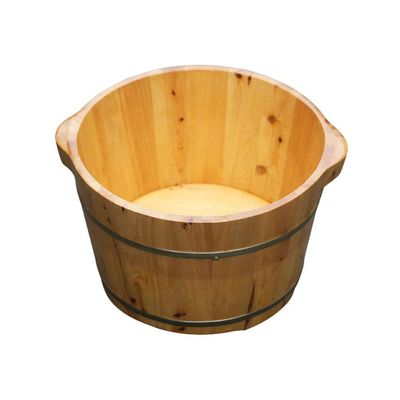 BABYCE Pedicure Foot Soak Tub Foot Wash Basin for Foot Bath,Solid Cedar Wood Foot Soaking Barrel Bucket,Foot Soaking Tub,Foot Spa Bucket Foot Spa Household Wash Ba