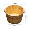 BABYCE Pedicure Foot Soak Tub Foot Wash Basin for Foot Bath,Solid Cedar Wood Foot Soaking Barrel Bucket,Foot Soaking Tub,Foot Spa Bucket Foot Spa Household Wash Ba view 4