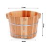 BABYCE Pedicure Foot Soak Tub Solid Wood Foot Tub,Wooden Foot Basin,Smooth and Delicate Pedicure Barrels,Pedicure Bowl Spa Massage Pedicure BarrelsFoot Bath Barrel Foot Spa Household Wash Ba view 2