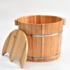 BABYCE Pedicure Foot Soak Tub Sauna Wooden Bucket,Foot Massage Spa for Home,Foot and Leg Spa for Adults,Relax Pedicure Foot Bath,Large Foot Bath Spa Tub Foot Spa Household Wash Ba view 2