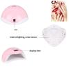 48W LED UV Nail Lamp, LED Nail Lamp, Nail Lamp, Rapid Drying Gel Polish Dryer with Digital Display Multi Modes Portable Manicure Light forLasting Results view 2
