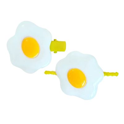 Beaupretty Plastic Omelette Shape Hair Accessories Hair Clips Tie Hairpins French Clip Clasp