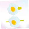 Beaupretty Plastic Omelette Shape Hair Accessories Hair Clips Tie Hairpins French Clip Clasp view 2