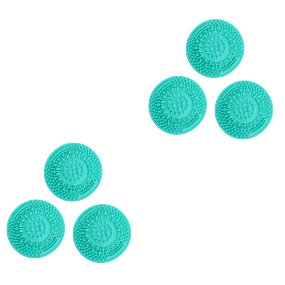 Beaupretty 6pcs Portable Makeup Brush Cleaner Pad Makeup Brush Cleaner Soap Cleaning Tool for Travel