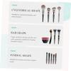 Beaupretty 6pcs Portable Makeup Brush Cleaner Pad Makeup Brush Cleaner Soap Cleaning Tool for Travel view 2