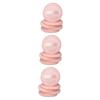 Beaupretty 15pcs Cotton Makeup Powder Puff for Foundation Loose Powder Applicators for Smooth Even Finish for Salon Home Travel Use Orange view 1
