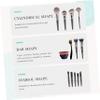 Beaupretty 12pcs Unique Appearance Makeup Brush Cleaner Brush Cleaning Cup Mat Makeup Scrubber view 4