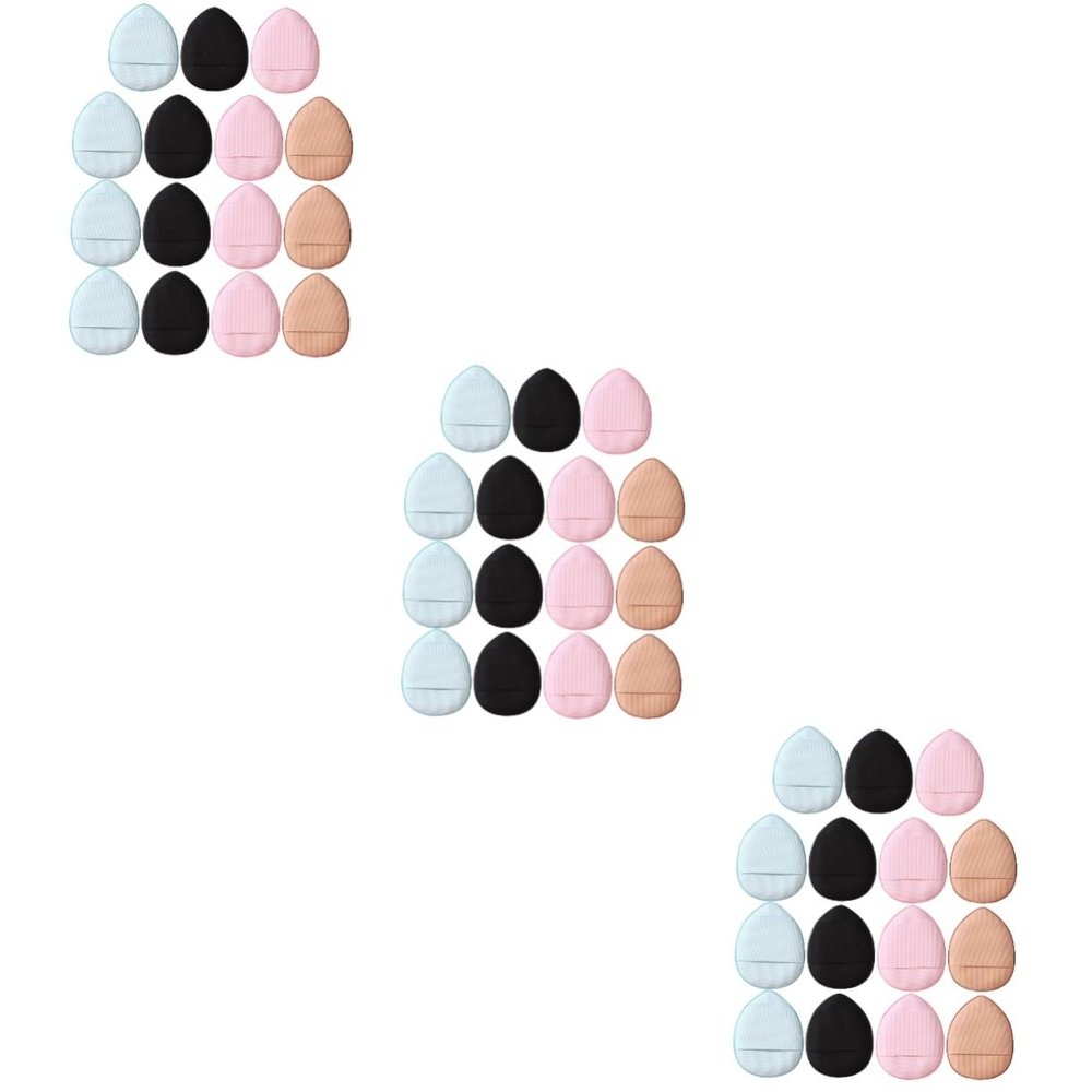 Beavorty 45pcs Makeup Breathable Cosmetic Powder Applicators for Foundation Concealer and Eye Shadow Compact Easy to Clean and Portable Beauty Tools for Skin