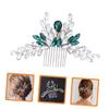 Beavorty 4pcs Bridal Hair Side Comb Rhinestones Elegant Hair Accessories for Weddings Lightweight Headdress Easy to Wear for Bride Special Occasions Stunning Comb view 2