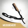 Stylonik Professional Straight Edge Barber Razor  60 Single/30 Double-Sided Stainless Steel Blades for Men & Women, with Leather Case (Gold) view 3