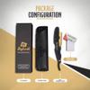 Stylonik Professional Straight Edge Barber Razor  60 Single/30 Double-Sided Stainless Steel Blades for Men & Women, with Leather Case (Gold) view 4
