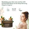 Body Scrub with Organic Argan Oil  Deep Reviving Salt Exfoliating Body Scrub for Women & Men, 99.3% Natural, Vegan, Gentle Hydrating Scrub for Smooth Skin, 8.5 Fl Oz - ECOLATIER view 2
