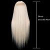HAIRWAY Female Mannequin Head with Hair with Shoulders 24 Inch 100% Real Hair Manikin Training Doll Head Styling for Cosmetology Hairdresser Barber Practicing (613 Blonde) view 3
