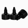 100pcs/lot,Black twist lid,Plastic Bottle Cover,28-410 Twist-off Gel water coverCaps for Hair Gel Bottle view 2