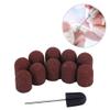 10pcs Nail Sanding Head, Nail Grinding Sanding Polisher Tool for Manicure Pedicure with Fine Sand Surface,Suitable for Rough and Fine Grinding (13 * 19) view 1