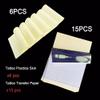 21 PCS Tattoo Practice Skins with Transfer Paper, Tattoo Practice Skins Pre Stenciled, 6PCS Blank Fake Tattoo Skins &15PCS Tattoo Tracing Stencil Paper,Tattoo Skin Practice Tattooing for Beginners Kit view 3