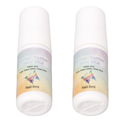 Glitter Body Skin Glue, Skin Friendly Glitter Makeup Glue Prevent Fall Off Removable Safe High Adhesive for Stages