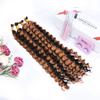 Highlight Deep Wave Bulk Hair Human Braiding Hair for Boho Braids Wet And Wavy Curly No Weft (18 Inch-100G, P2/30) view 2