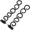 1 Pair Black DIY Styling Ponytail Maker French Braid Tool - Braiding Hair Styling Clip for Women and Girls view 1