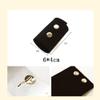 Black Leather Hair Ties Leather Hair Cuff Leather Ponytail Holder Leather Hair Wrap For Motorcycle Riding Ponytail Wraps For Long Hair view 2