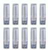 10pcs Empty Lipstick Tubes Clear Plastic Lipstick Tubes Refillable Lip Balm Tube Lip Balm Tubes Empty White Bulk for DIY view 1