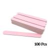 ZinNen RHAIYAN 100pcs/Lot Wooden Sandpaper Nail Files Pink Professional Emery Board Nails File for Manicure Double Side Nails Accessories Tools Specific view 3