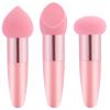 3 Pcs Sponges for Makeup Foundation Sponge Makeup Blending Sponge with Handle Makeup Facial Sponges Cosmetics Puff Sponge Wet and Dry Make Up Applicator Professional Concealer Face Brush view 1
