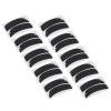10 Pairs Reusable Silicone Eyelash Extension Patches with Flexible Notch Under Eye Gel Pads for Eyelash Perming and Extensions Suitable for Beauty Salons (Black) view 1