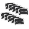 10 Pairs Reusable Silicone Eyelash Extension Patches with Flexible Notch Under Eye Gel Pads for Eyelash Perming and Extensions Suitable for Beauty Salons (Black) view 3