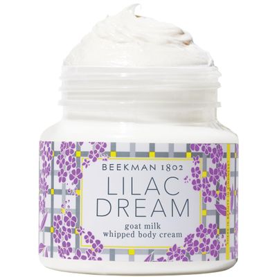 Beekman 1802 Whipped Body Cream  Moisturizes & Softens Skin with Goat Milk, Mango Seed Butter & Vitamin E  8 oz  Lilac Dream