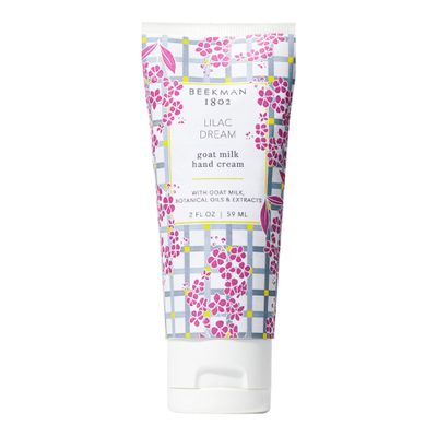 Beekman 1802 Goat Milk Hand Cream Lilac Dream Scented 2 oz Moisturizing Hand Lotion for Dry Skin Non-Greasy Sensitive Skin Safe Cruelty Free