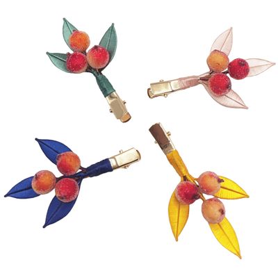 4 Pcs Chanhua Handmade Hair Accessories Handmade Hair Clips for Women Holiday Gifts