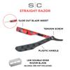 StyleCraft x Deluxe Line Professional Barber Straight Razor Camo Red (Blade not included) view 2