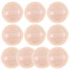 AUEAR, 10 Pack Powder Puffs Washable Pure Cotton Round Makeup Pads 2.36 Inch Cosmetic Face with Ribbon for Loose Foundation (Beige) view 1